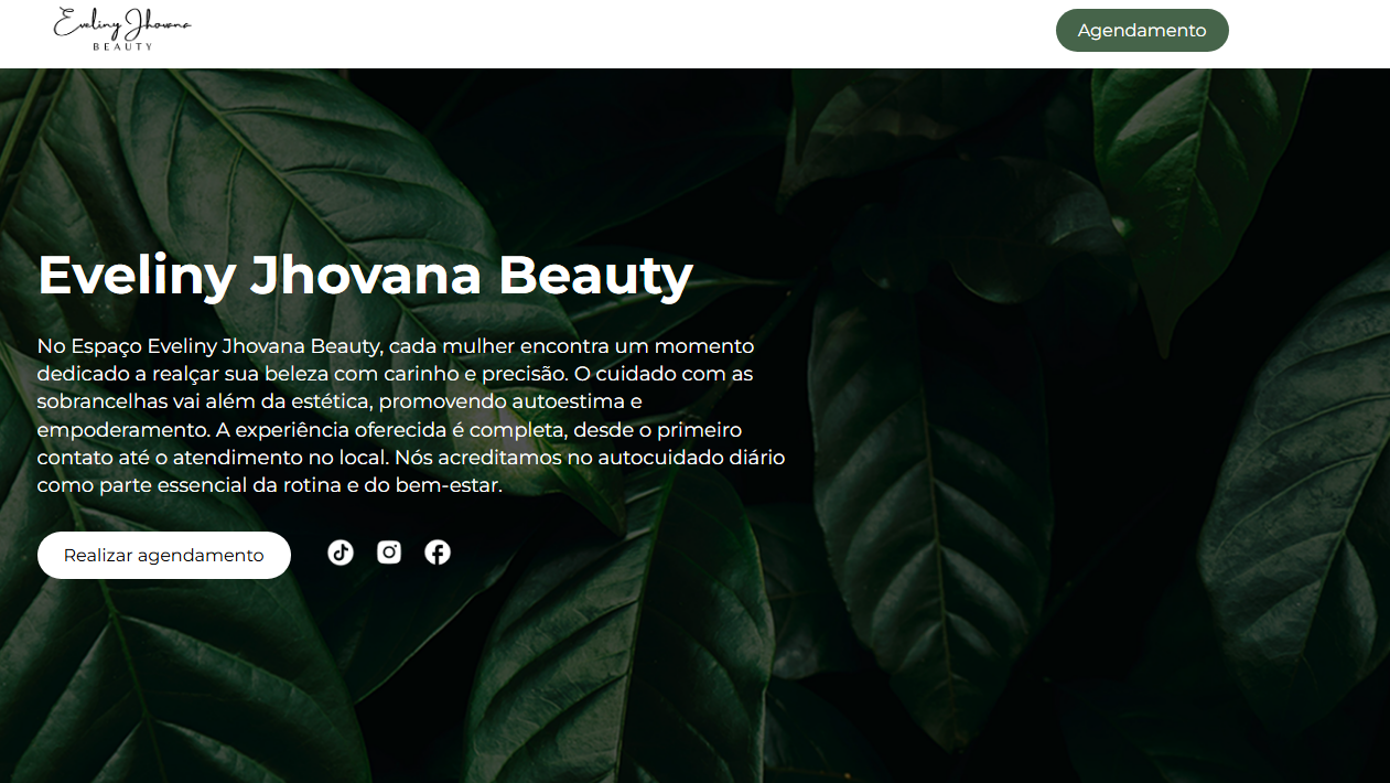 Eveliny Jhovana Beauty - Site Institucional
